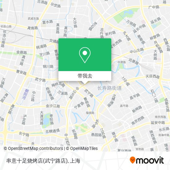 串意十足烧烤店(武宁路店)地图