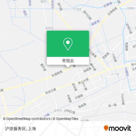 沪浙服务区地图