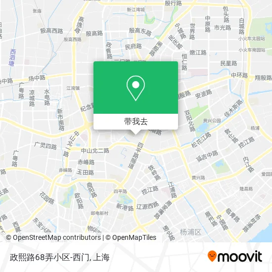 政熙路68弄小区-西门地图