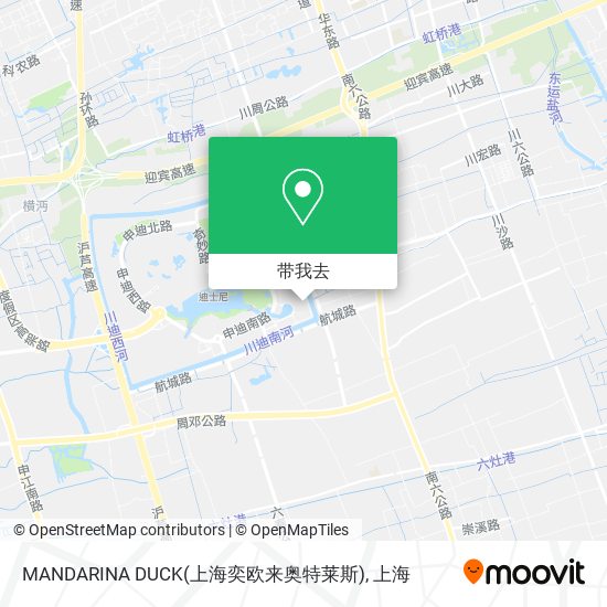 MANDARINA DUCK(上海奕欧来奥特莱斯)地图
