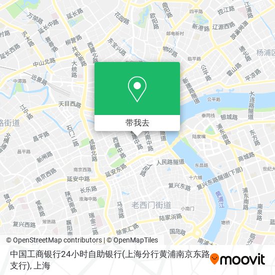 中国工商银行24小时自助银行(上海分行黄浦南京东路支行)地图