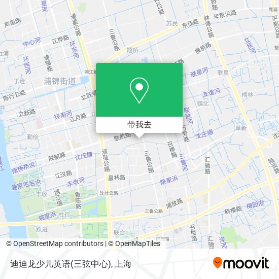 迪迪龙少儿英语(三弦中心)地图