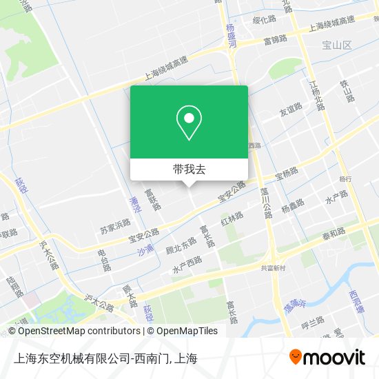上海东空机械有限公司-西南门地图