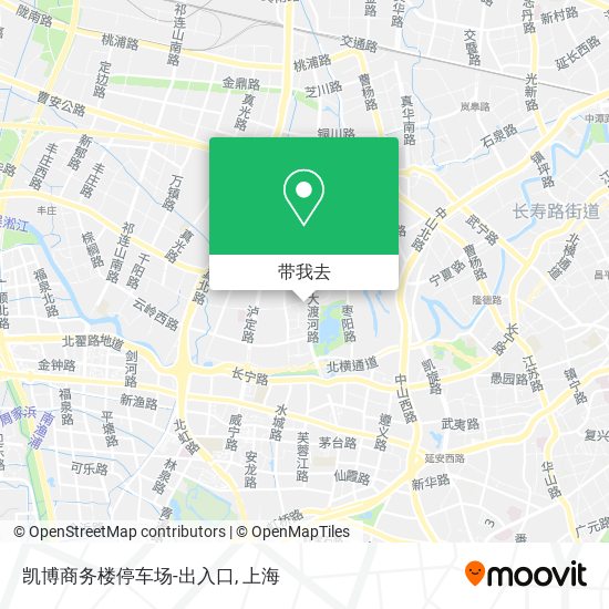 凯博商务楼停车场-出入口地图