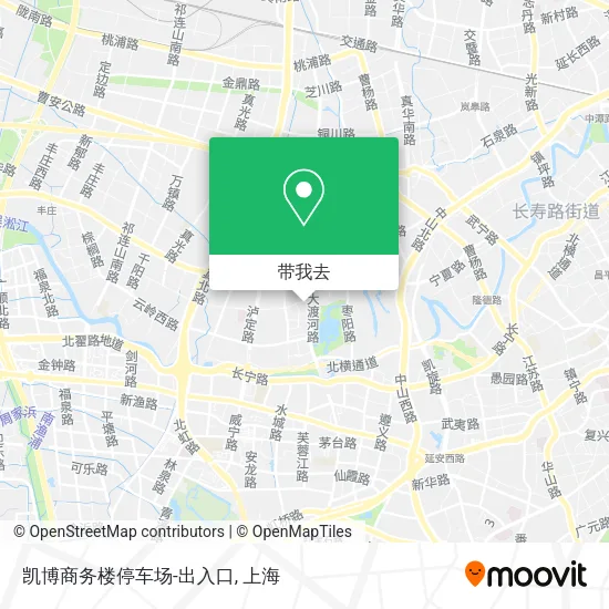 凯博商务楼停车场-出入口地图