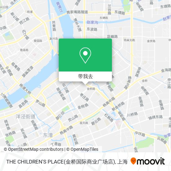 THE CHILDREN'S PLACE(金桥国际商业广场店)地图
