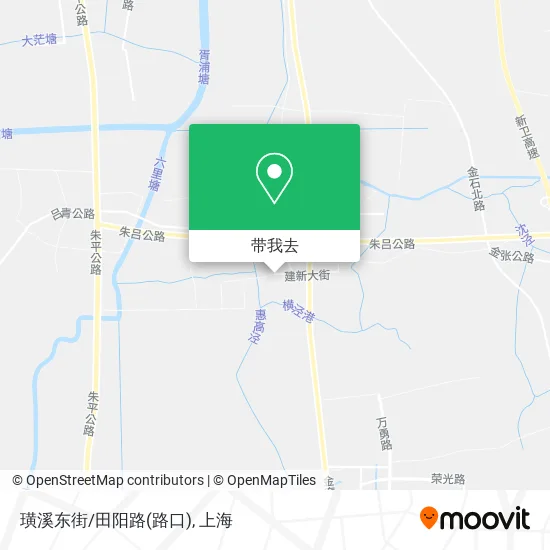 璜溪东街/田阳路(路口)地图
