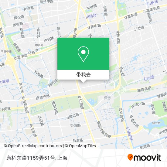康桥东路1159弄51号地图