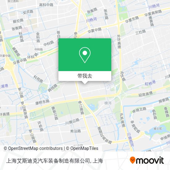 上海艾斯迪克汽车装备制造有限公司地图