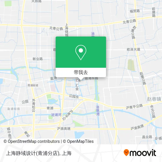 上海静域设计(青浦分店)地图