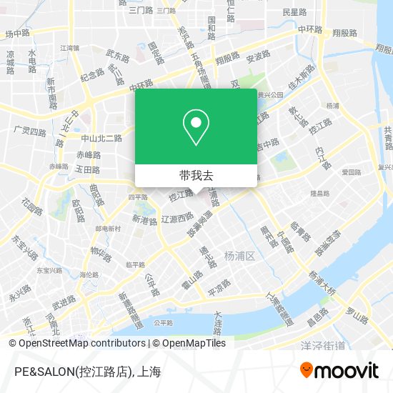 PE&SALON(控江路店)地图
