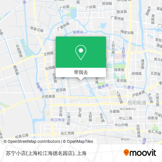 苏宁小店(上海松江海德名园店)地图