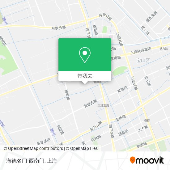 海德名门-西南门地图