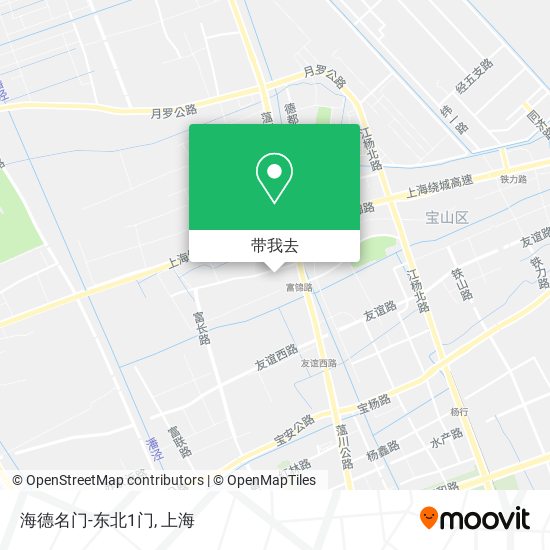海德名门-东北1门地图