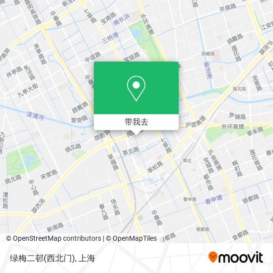 绿梅二邨(西北门)地图