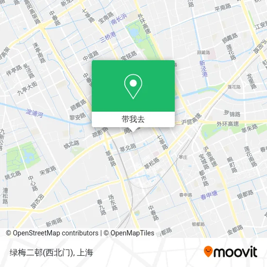 绿梅二邨(西北门)地图