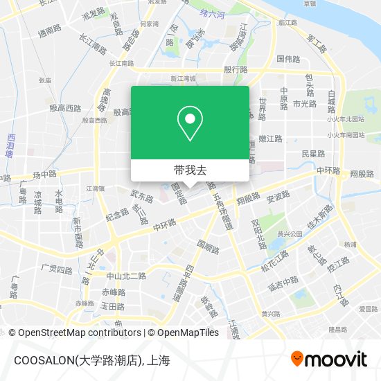 COOSALON(大学路潮店)地图
