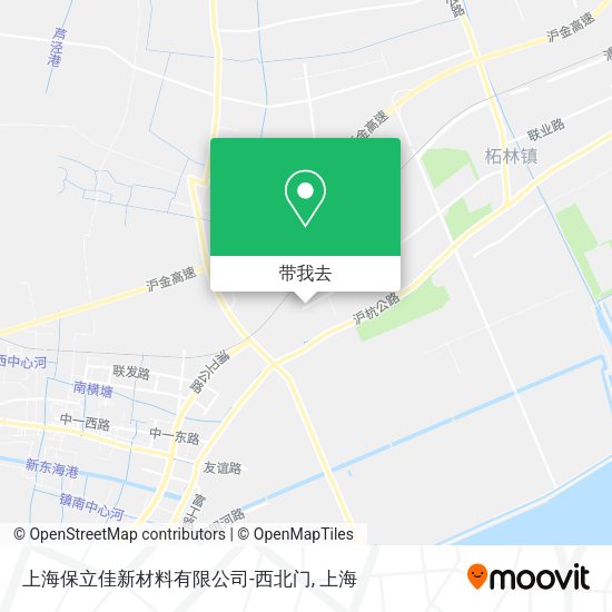 上海保立佳新材料有限公司-西北门地图