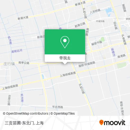 三贡苗圃-东北门地图