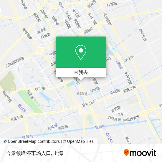 合景领峰停车场入口地图