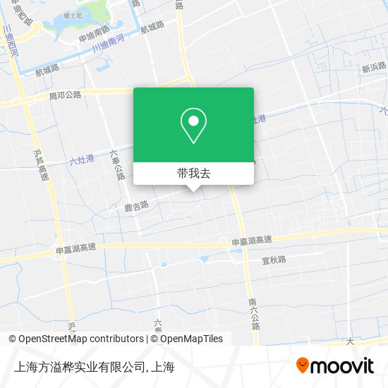 上海方溢桦实业有限公司地图