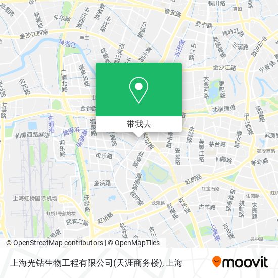 上海光钻生物工程有限公司(天涯商务楼)地图