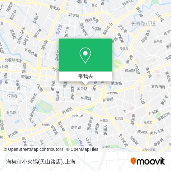 海椒侍小火锅(天山路店)地图