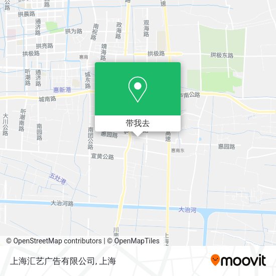 上海汇艺广告有限公司地图