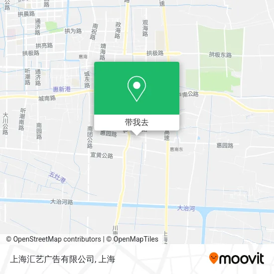 上海汇艺广告有限公司地图
