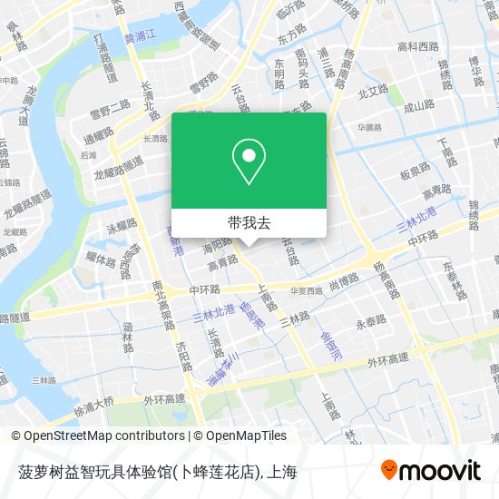 菠萝树益智玩具体验馆(卜蜂莲花店)地图
