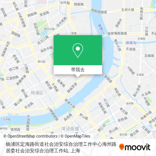 杨浦区定海路街道社会治安综合治理工作中心海州路居委社会治安综合治理工作站地图