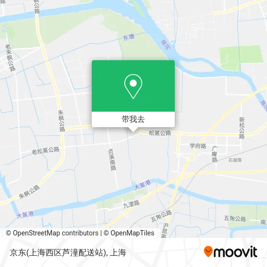 京东(上海西区芦潼配送站)地图