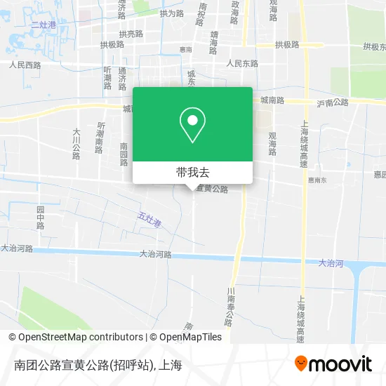 南团公路宣黄公路(招呼站)地图