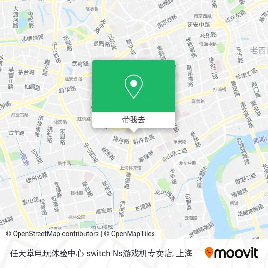 任天堂电玩体验中心 switch Ns游戏机专卖店地图