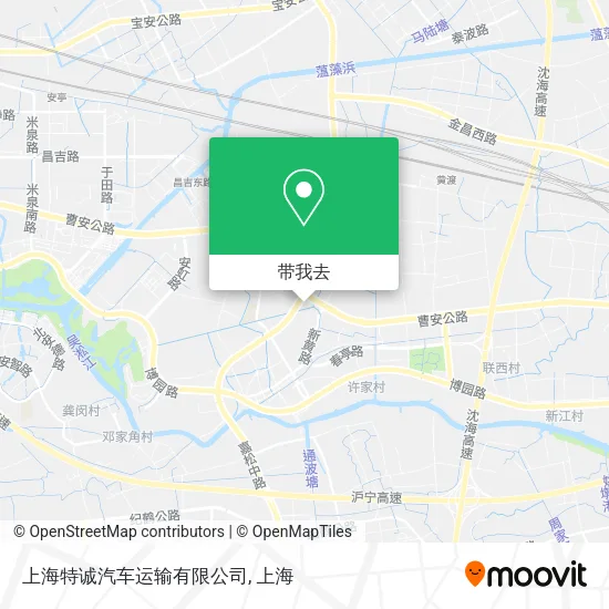 上海特诚汽车运输有限公司地图