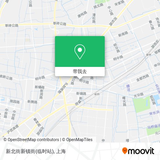新北街新镇街(临时站)地图