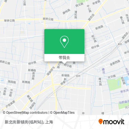 新北街新镇街(临时站)地图