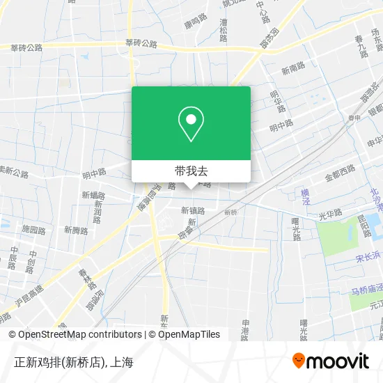 正新鸡排(新桥店)地图