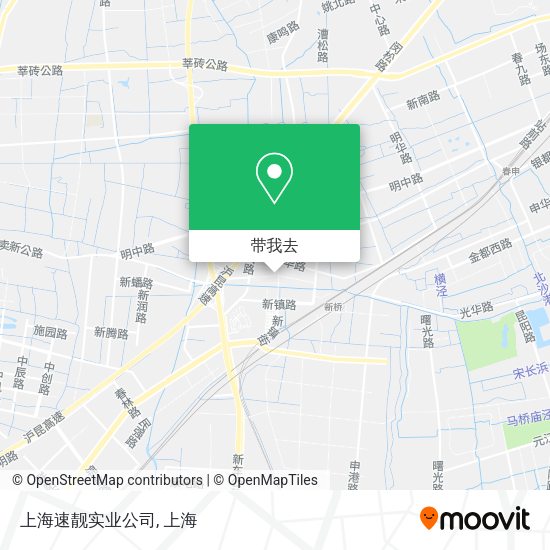 上海速靓实业公司地图