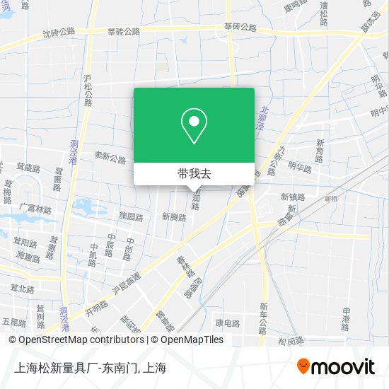 上海松新量具厂-东南门地图
