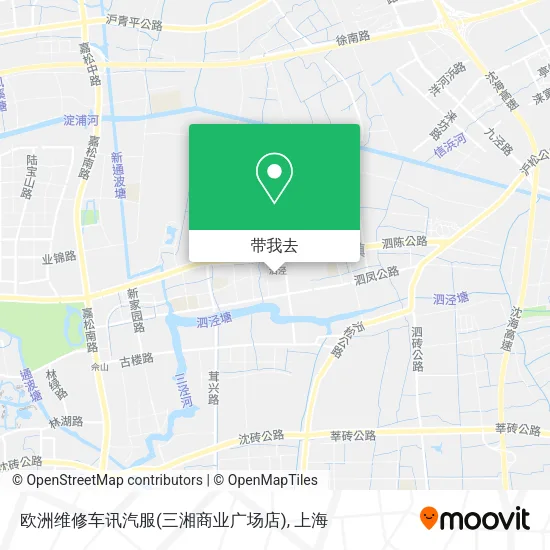 欧洲维修车讯汽服(三湘商业广场店)地图