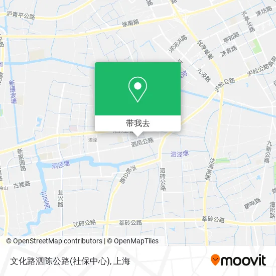 文化路泗陈公路(社保中心)地图