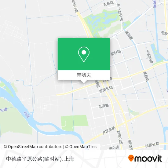 中德路平原公路(临时站)地图