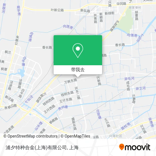 浦夕特种合金(上海)有限公司地图