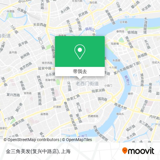 金三角美发(复兴中路店)地图