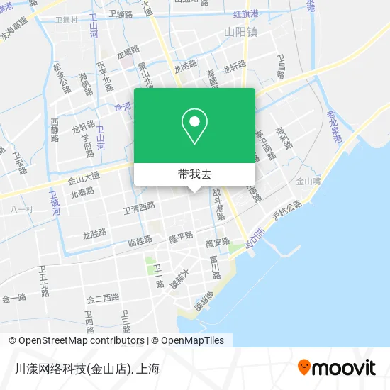 川漾网络科技(金山店)地图