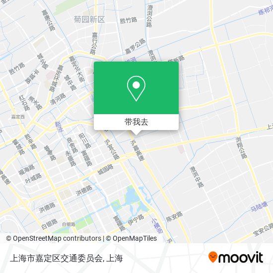 上海市嘉定区交通委员会地图