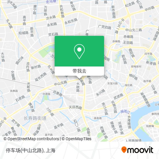 停车场(中山北路)地图