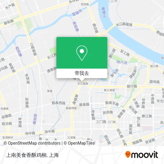 上南美食香酥鸡柳地图