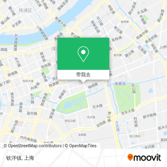 钦洋镇地图